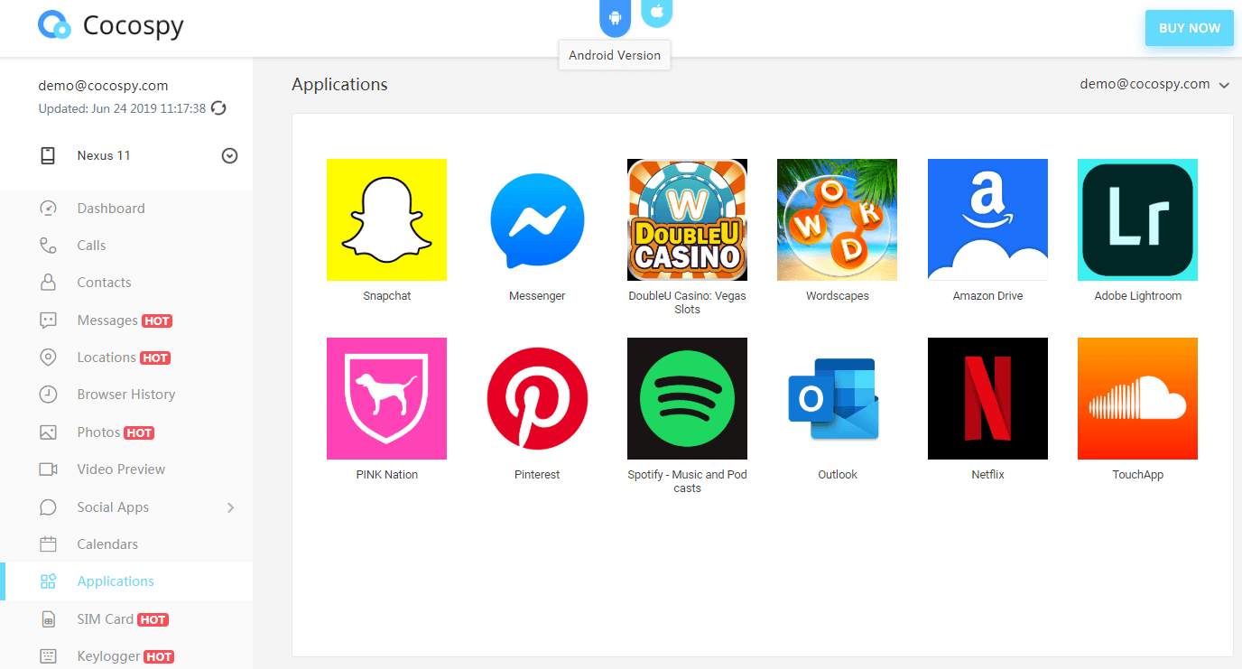 track install apps