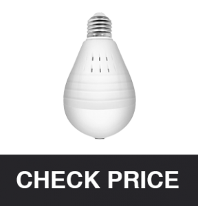 SDETER Light Bulb Hidden IP Camera