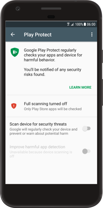 Scan Device For Security Threats