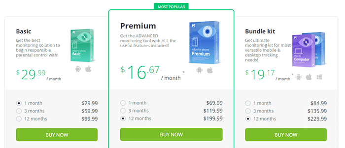 Click to get the best price mspy pricing