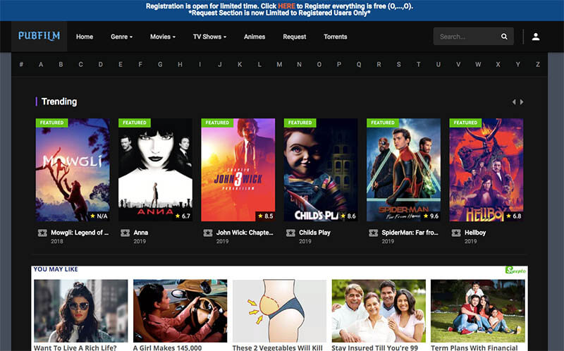 Pubfilm Alternatives 10 Sites Like Pubfilm To Watch Movies Free